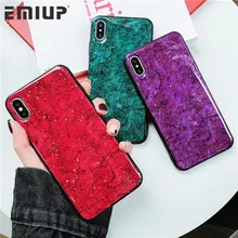 

Luxury Bling Marble Phone Case For Iphone X XS Max XR 7Plus Glitter Silicone Soft TPU Cover For iPhone 7 8 6 6s Plus Case Coque