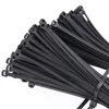 30Pcs 5 x 200/250/300/400/500mm Black White Self Locking Cable Tie High Quality Nylon Fasten Zip Wire Wrap Strap ► Photo 1/6