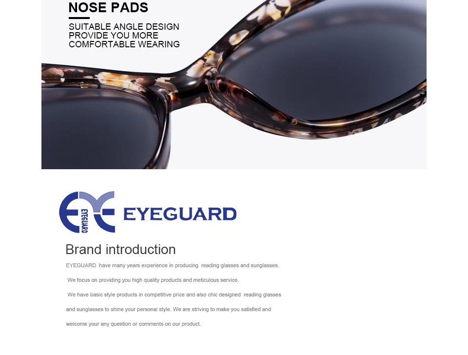 EYEGUARD красивые стильные уличные очки для чтения прозрачные Яркие дизайнерские Элегантные женские очки для чтения