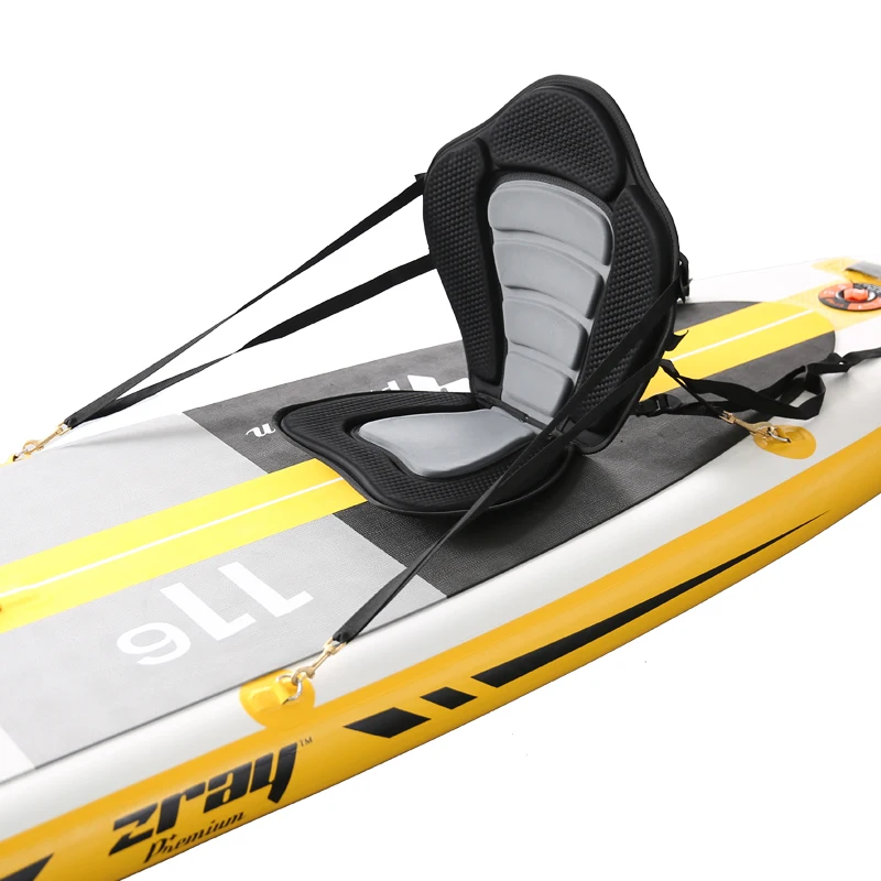 

Deluxe Padded Kayak Boat Seat High Backrest SUP seat Adjustable Kayak Cushion with Backrest