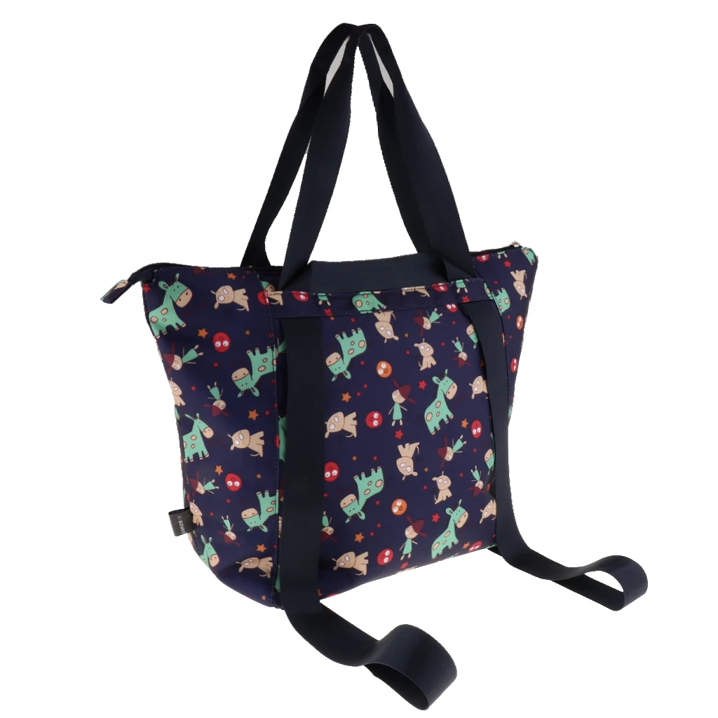 Large Diaper Tote Stylish for Mom and Dad Convertible Travel Baby Bag
