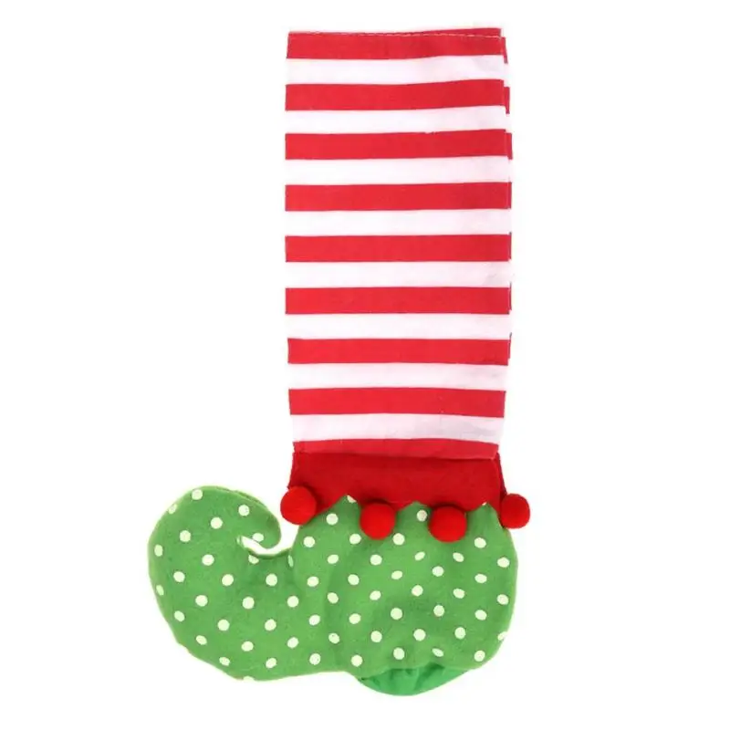 

1PC Christmas Table Chair Leg Cover Party Dinner Elf Leg Chair Foot Covers Christmas Decoration for Home New Year's Products