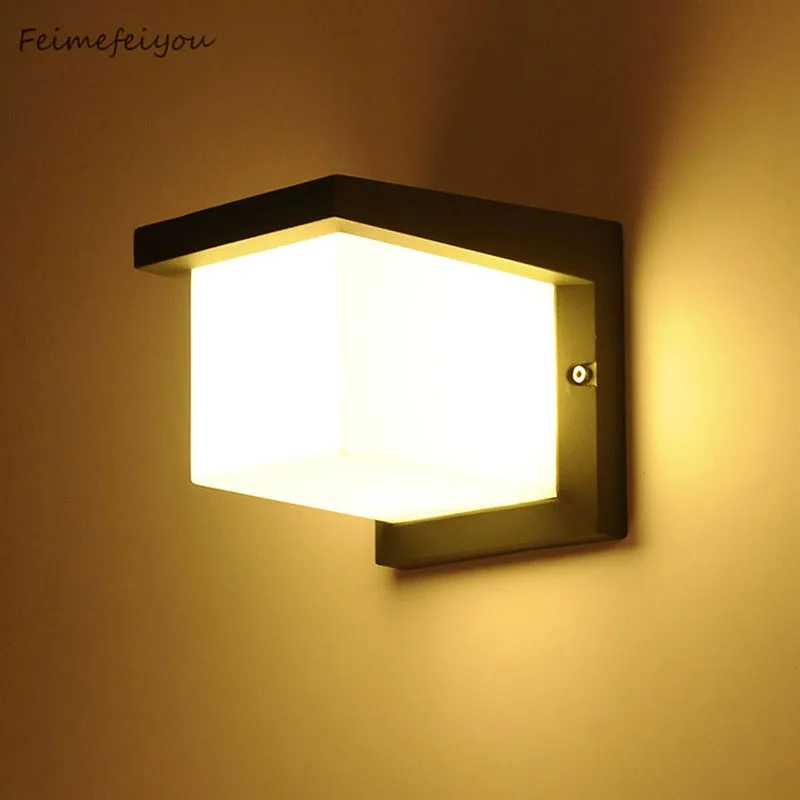 

LYFS Outdoor wall lamp IP65 Waterproof Outdoor wall lighting balcony led wall lamp 10W Villa garden corridor lights