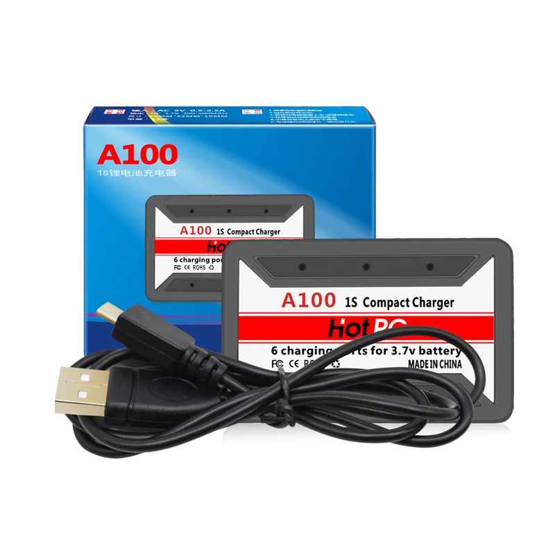 Горячая RC A100 6 портов 3 7 в зарядное устройство usb интерфейс Lipo батарея адаптер для