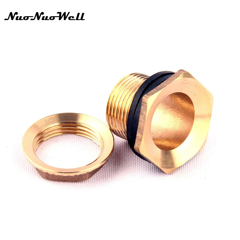 1pcs NuoNuoWell Copper 3/4"(25mm) Waterproof Hose Pipe Connector for