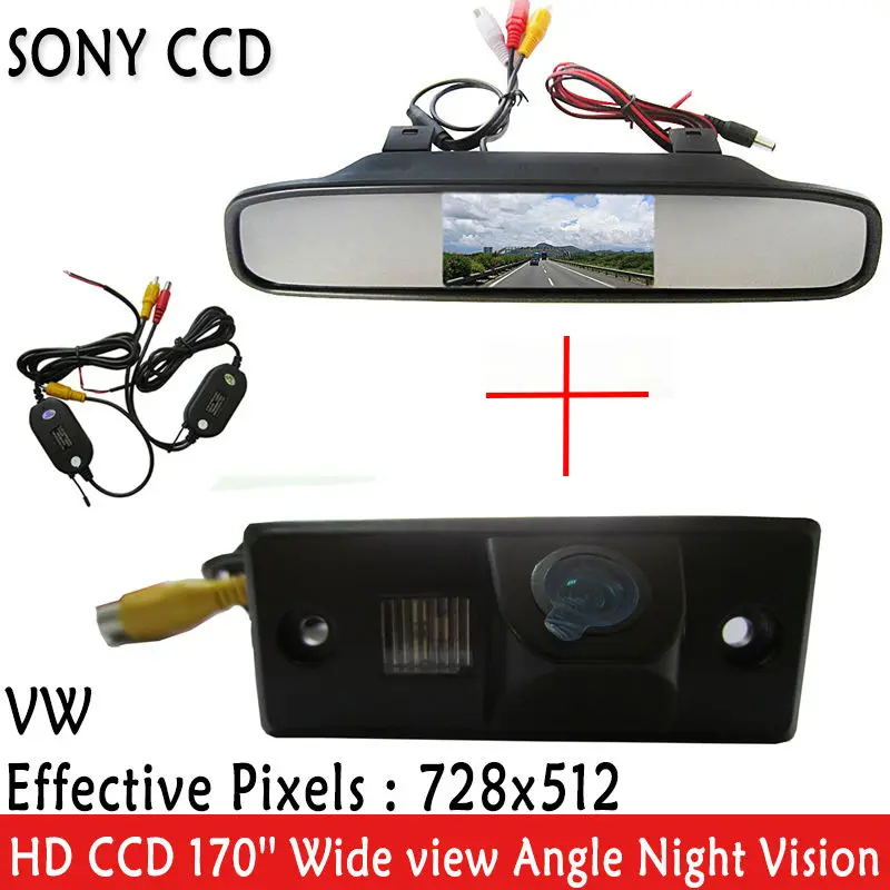 Автомобильный парковочный монитор HD светодиодная камера ночного видения SONY CCD