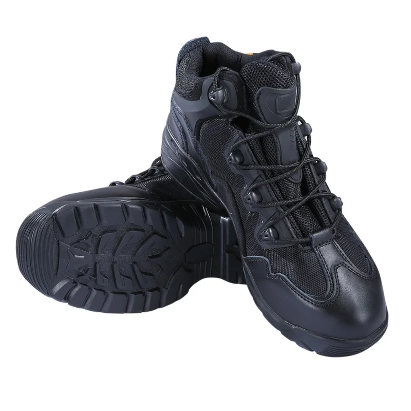 

Men Army Tactical Comfort Leather Combat Military Ankle Boots Mens Army Desert tactical boots