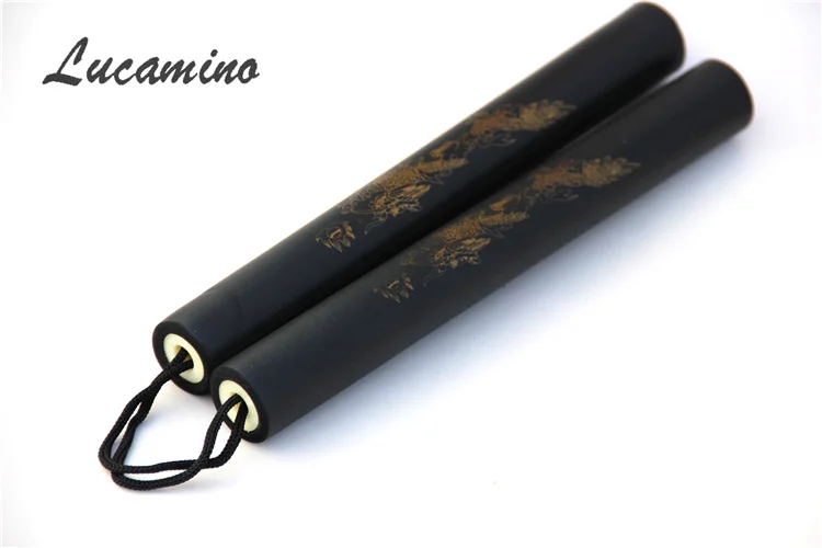 (2pcs/lot) 4C Martial Arts Foam Nunchakus Kids rope chains plastic nunchaku Child kung fu Wushu nunchucks Trainer For beginners