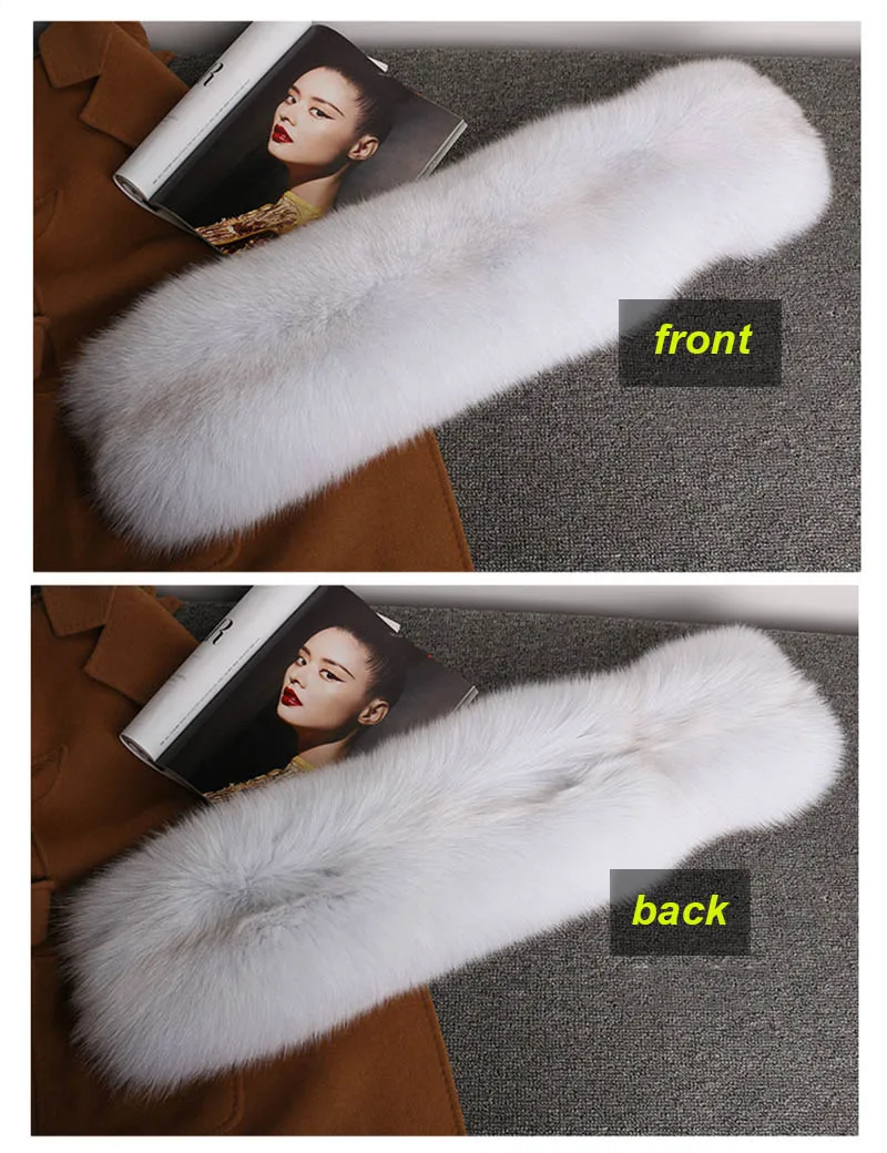 fox fur scarf silver fox 10