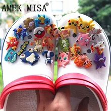 23Pcs/Set PVC Shoe Decorations Cartoon Pokemon Garden Shoe Croc Charms Pikachu Shoe Accessories for JIBZ/ Wristbands kids Xmas цена 23Pcs/Set PVC Shoe Decorations Cartoon Pokemon Garden Shoe Croc Charms Pikachu Shoe Accessories for JIBZ/ Wristbands kids Xmas цены онлайн