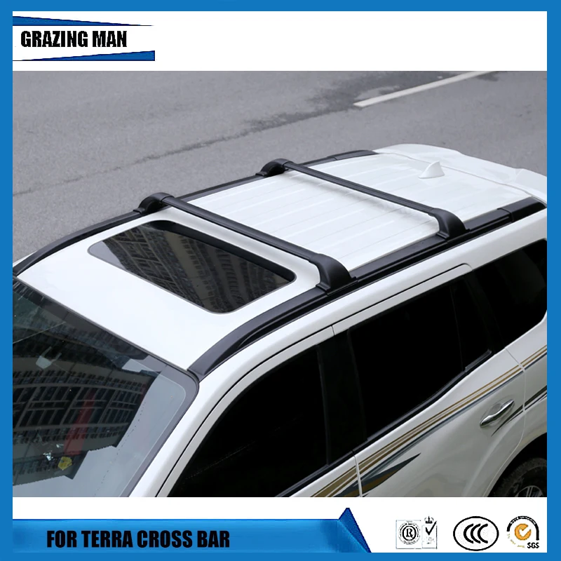 Roof Rail Aluminum Alloy Car Top Cargo Luggag Roof Rack For Mazda 3 Hatchback Automotive Exterior
