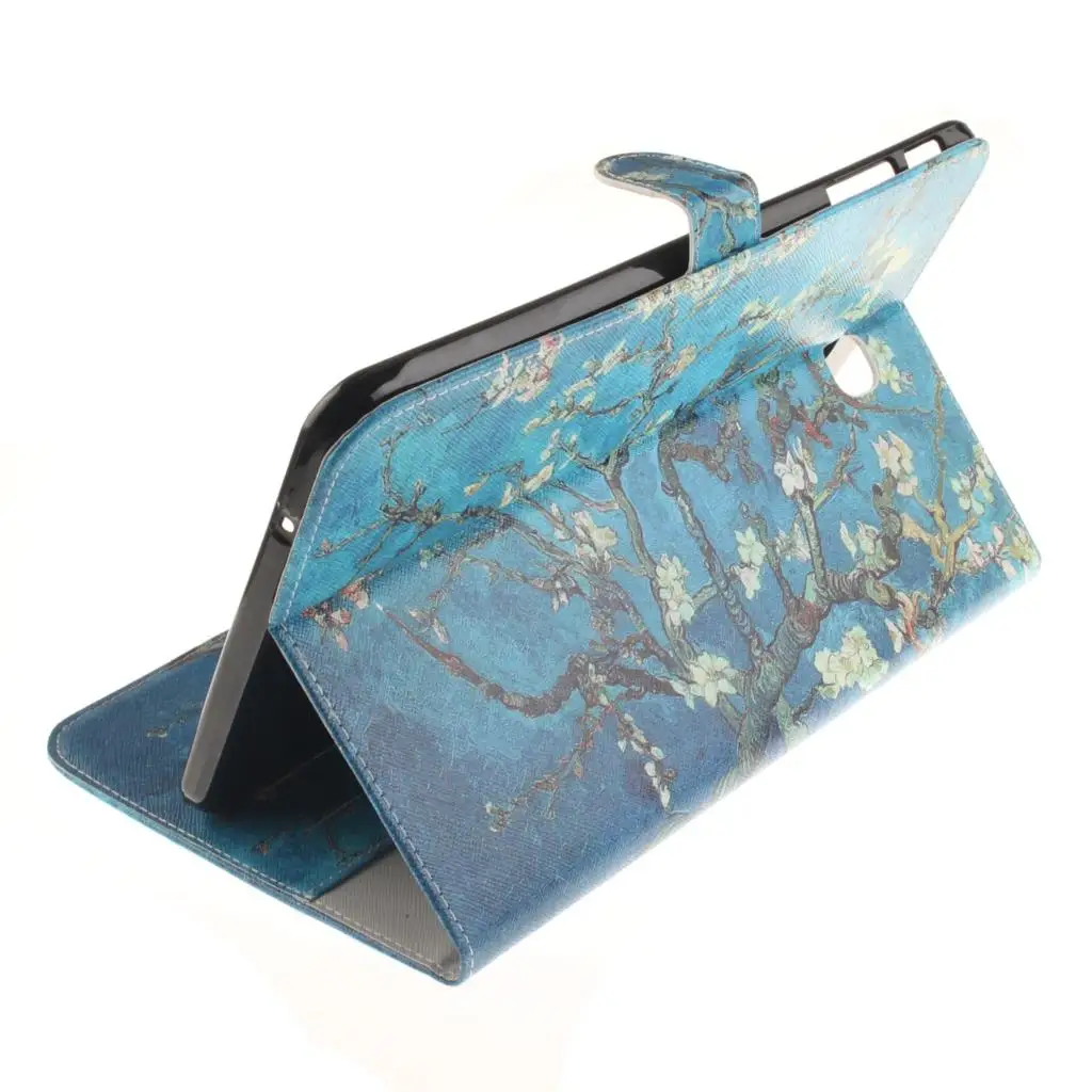 Чехол подставка для планшета Samsung Galaxy S2 9 7 T810 T815 Van Gogh из искусственной кожи Tab E 9. 0