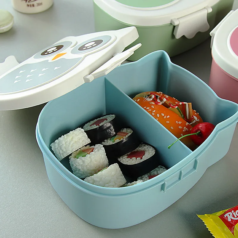 Детская коробка Hoomall Bento контейнер для еды с отсеками хранения пикника милым