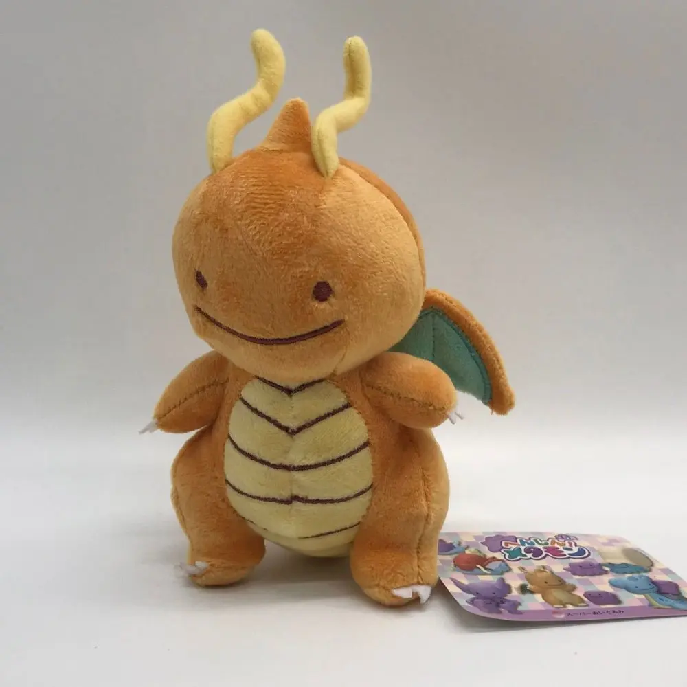 Ditto превращается в Dragonite плюшевые мягкие игрушки куклы Тедди чучело 6&quot|Персонажи