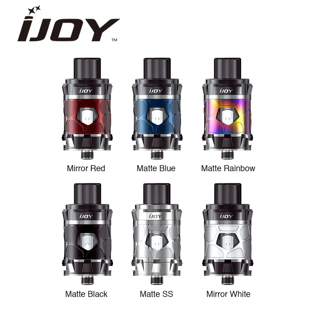 

Original IJOY Mystique Subohm Tank 2ml/3.5ml Designed for Mystique MOD Diamond-shaped Window Anti-drop Metal Cover vs Manta RTA