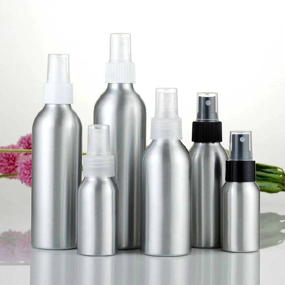 spesifikasi 100 Ml 50 Ml Mini Aluminium Emulsi Kosmetik Parfum Penyemprot Kosong Botol Semprot