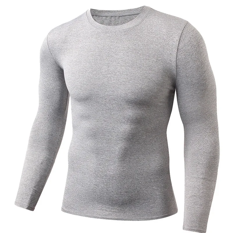Vertvie мужские рубашки для бега Рашгард мужские обтягивающие рубашки плотно прилегающая с длинными рукавами одежда для тренировок фитнес однотонный дышащий Топ