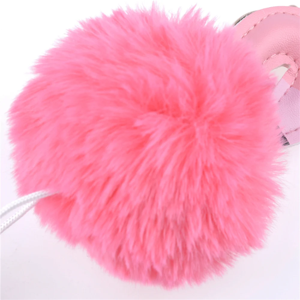 Модная сумочка Подвеска из искусственной кожи Фламинго пушистый помпон мяч брелок кольцо для ключей