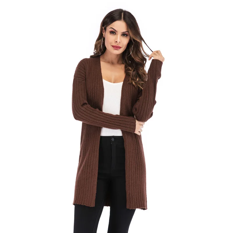 Long Cardigan Women 2018 Spring Autumn Women Fashion Sweater Long Sleeve Tricot Cardigan Jacket Winter Tops Suit Female Clothing