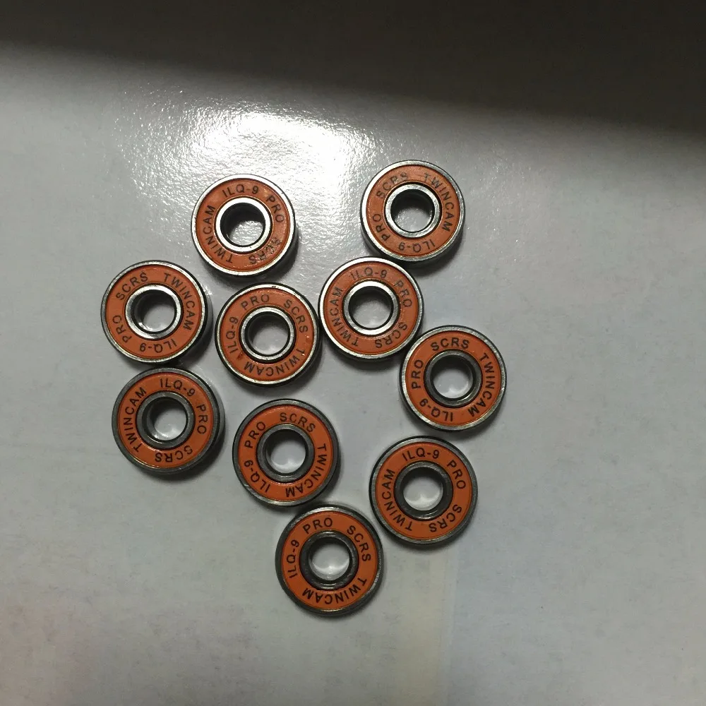 مضمنة الأسطوانة تزلج محامل الزلاجات محامل العالية السرعة الصلب كرات الانجراف لوحة تحمل تزلج مجلس الأسطوانة المضمنة شفرات