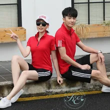 KE Conjunto унисекс chandal con camiseta manga corta para hombre o mujer pantalones cortos fitness ropa deportiva algodon унисекс