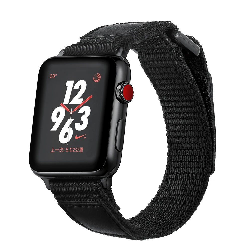 Nylon loopback belt Watch Bracelet Strap for Apple Watch