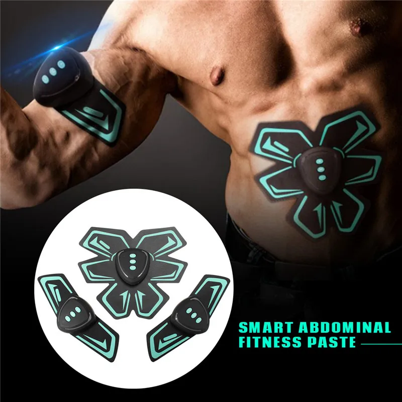 

Best Deal 3Pcs/Set Smart Stimulator Abdominal Muscle Exerciser Fitness Paste Gear Toning Muscle Training Body Shaping Kit