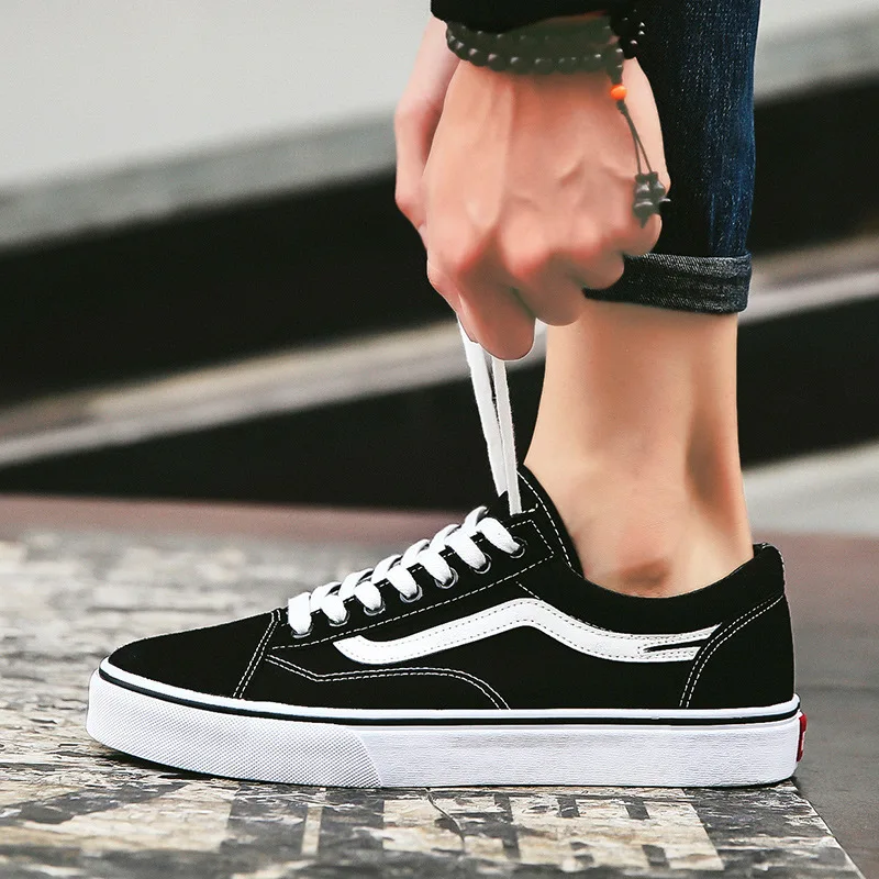 

2019 New Spring Summer Canvas Shoes Men Sneakers Low top Breathable Shoes Men's Casual Shoes Male Brand Fashion Sneakers