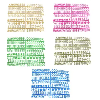 

2Pcs Characters For Felt Letter Board 340 Piece Multicolor Numbers For Changeable Letter Board Plastic