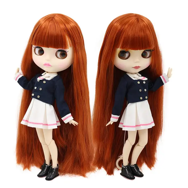 blythe doll red hair