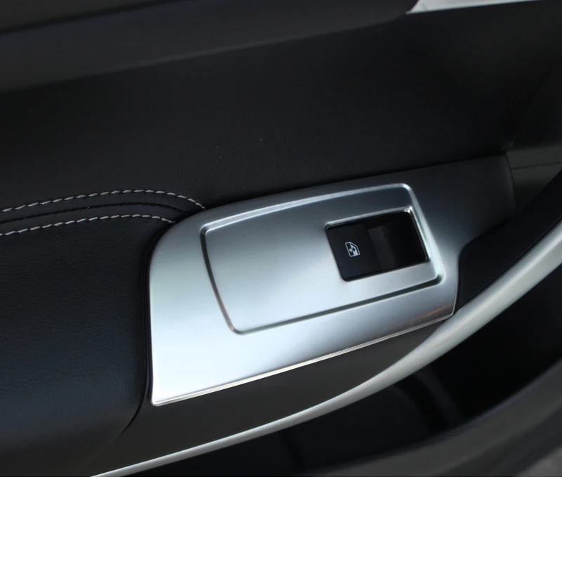 Lsrtw2017 Вольфрамовая сталь двери салона автомобиля для панели управления окон для Buick Regal Opel Insignia - Название цвета: window control silve