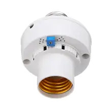 100 Вт, 220 В, светодиодный E27 переключатель со звуковым управлением, патрон для лампы, адаптер для лампы, Держатель конвертера, светодиодный CFL светильник