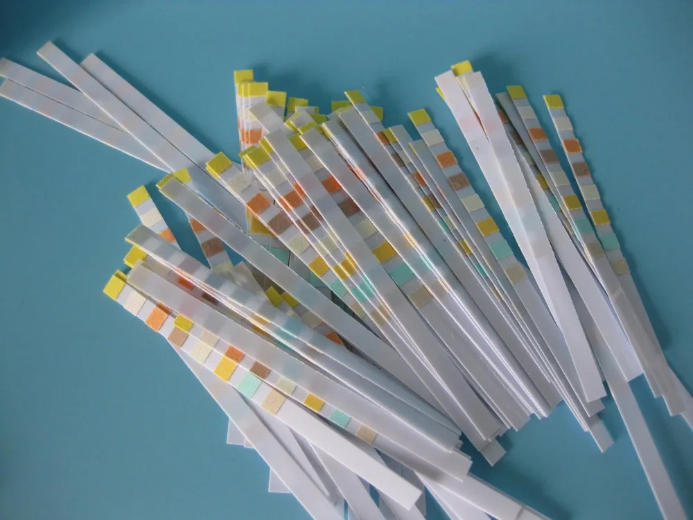

1pack 100strips urine strips 8items