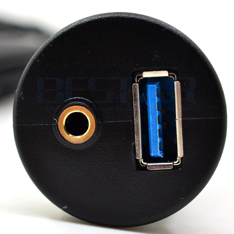 1 м USB 3 0 & 5 мм к AUX Удлинительный кабель для скрытого монтажа шнур