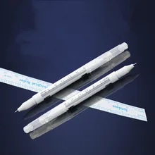 Микроблейдинг хирургический маркер для кожи Маркер для бровей ручка с измерением линейка для нанесения татуировки кожа инструмент писчий одноразовый