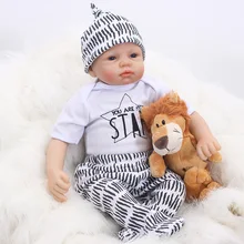 NPK 48CM Handsome boy with hat soft Bebe Reborn Dolls soft Silicone Reborn Baby Doll Lifelike Bonecas DIY lol Toys For Girls bjd NPK 48CM Handsome boy with hat soft Bebe Reborn Dolls soft Silicone Reborn Baby Doll Lifelike Bonecas DIY lol Toys For Girls bjd