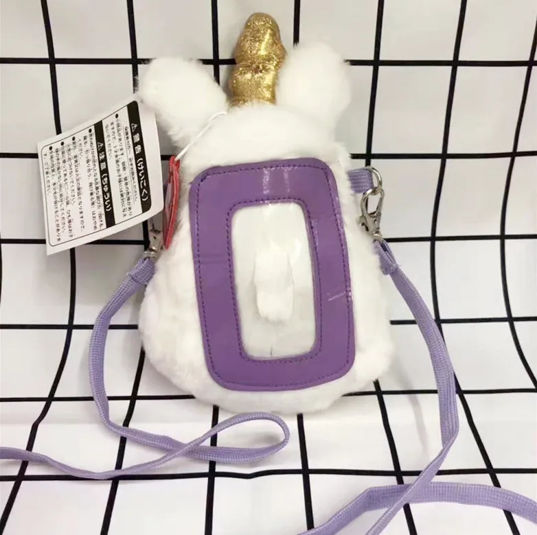 Единорог фигурки плюшевая сумка на плечо супер милые плюшевые кукла-сумка для косметичка для девочек студенческий мобильный телефон карты пакет