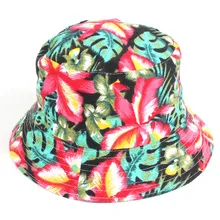 С цветочным принтом Панама сезон: весна-лето цветок Панама открытый солнцезащитный крем Рыбалка кепки капот