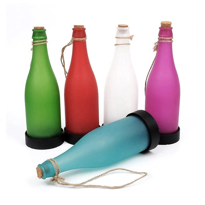 Garrafa de Vinho de Luz Solar do Jardim da Lâmpada Luzes do Feriado de Natal Festa de Casamento Lote Jantar Decoração Gramado Paisagem Luzes 5 Pçs - Led 4 de Luz Solar Do Jardim Da Lâmpada