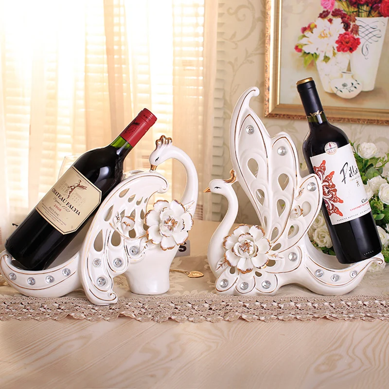 

The peacock Room Decor wine wine frame ornaments gift wedding gift Home Furnishing housewarming gifts