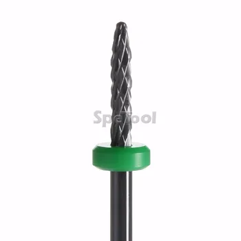 

SpeTool Black Ceramic Nail Drill Bit Coarse Grit For Under Nail Clean Electric Manicure Pedicure Removing Gel Acrylic (ST060303)