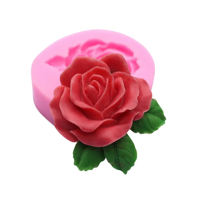 Силиконовая форма для торта в форме розы пиона выпечки паста мыла печенья Fondant