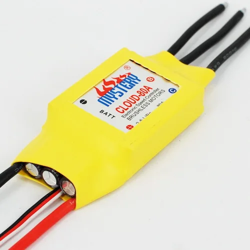 

Mystery Cloud 80A brushless W/O BEC ESC RC Speed Controller For RC Airplane Helicopter