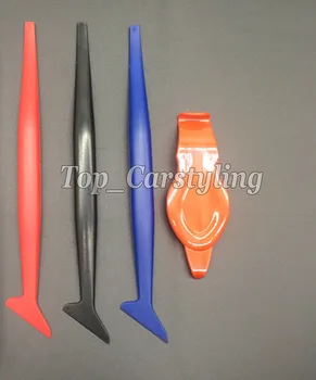 

50 Set PRO car Wrap squeegee Kits applicator Soft and hard Scraper Edge parts Installation Best Car wrap Tools WRAPSKIN