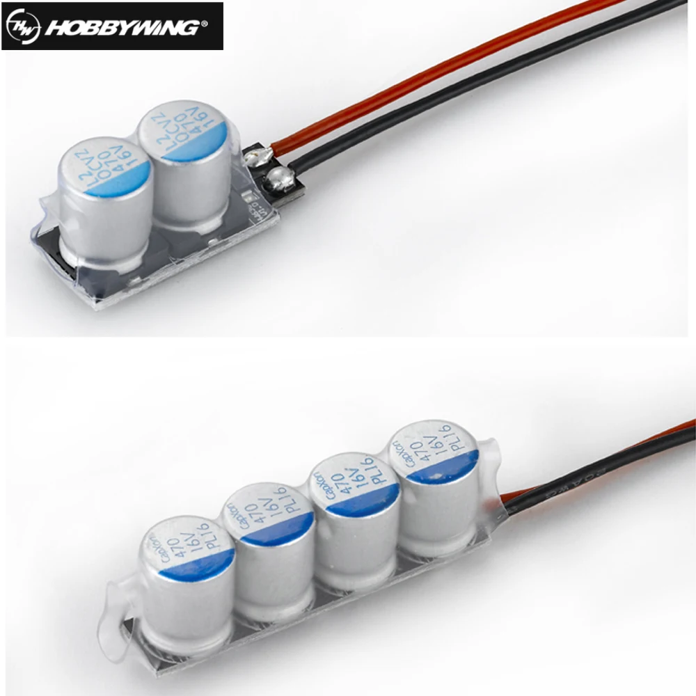 Hobbywing Low-impedance Capacitor Module 2 /4 for Ezrun Xerun Car ESC Super Capacitor Module #4 #2 Module