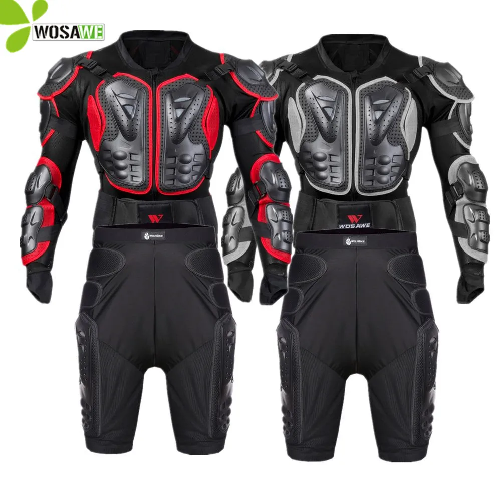 WOSAWE Armor Cycling Set Men Chest Back Support Butt Hip Brace Motorcycle Racing Snowboard Body Protection Winter Jackets Suits WOSAWE Armor Cycling Set Men Chest Back Support Butt Hip Brace Motorcycle Racing Snowboard Body Protection Winter Jackets Suits