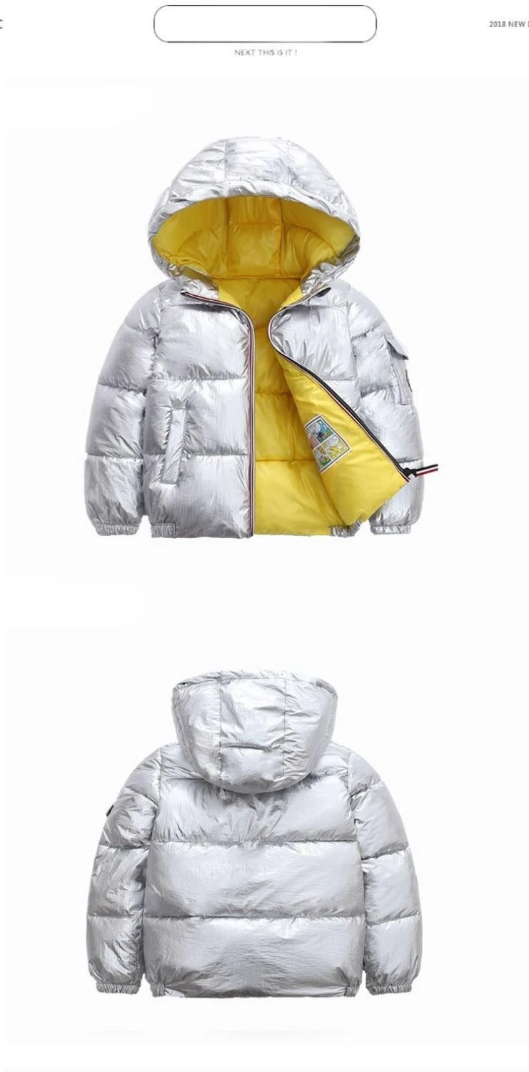 Baby Girl Jacket New Child Outerwear Kids Down Cotton Coat Waterproof Snowsuit Children's Winter Jackets For Girls Clothes