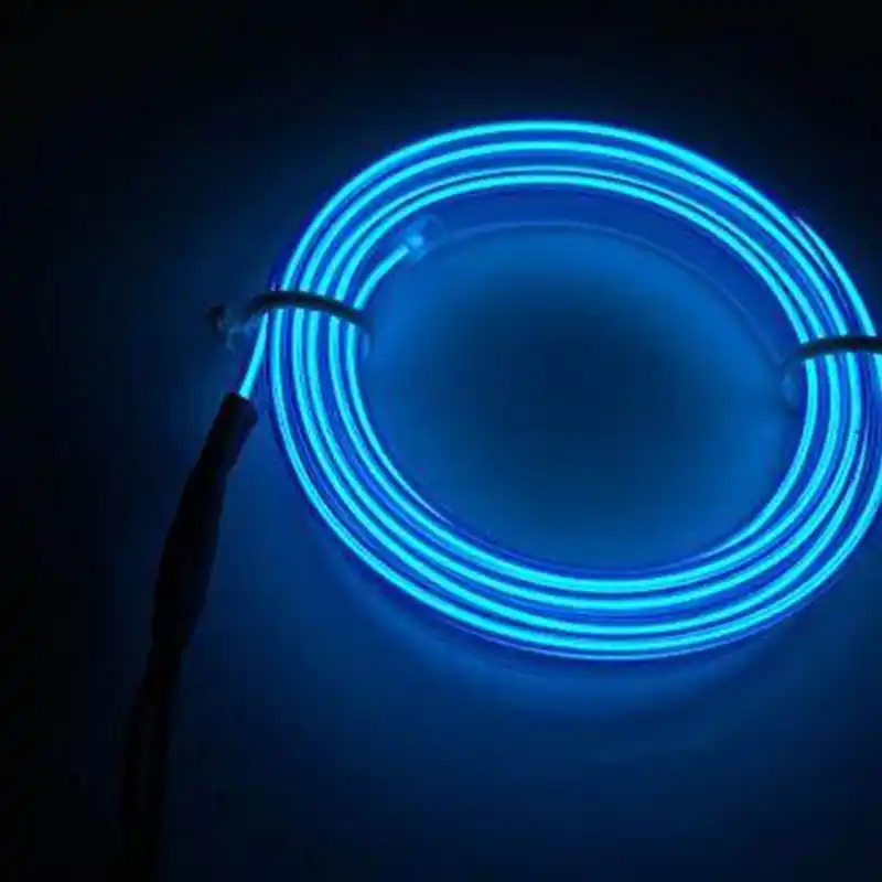 1 5m Car Led Strips Decoration Strip 12v Flexible Neon El Wire Rope Indoor Universal Interior Led Car Light Strip For Car Auto