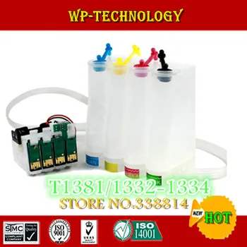 

[Empty] CISS suit for T1381 T1332 T1333 T1334 ,suit for Epson Stylus TX400W, Stylus TX320F ,With auto reset chips