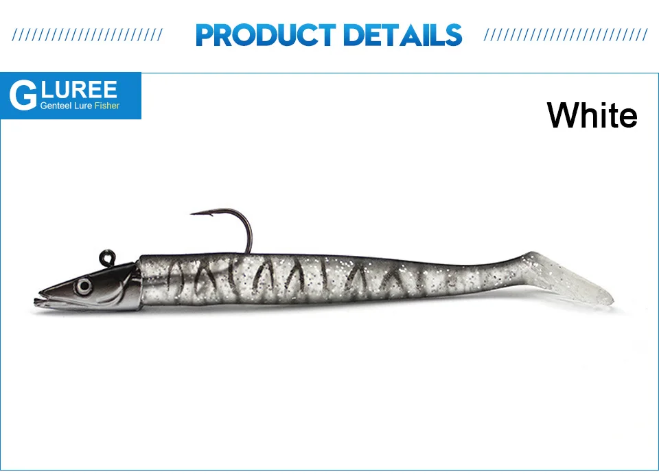 GLUREE-4Pcs-11cm-16g-Fishing-Lures-Lead-Head-Soft-Bait-Single-Hook-Artificial-Bait-Wobbers-Sea-Fishing-Tackle-Accessories_05